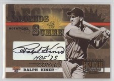 2003 Donruss Signature Series Legends of the Summer Ralph Kiner Auto HOF 06bg