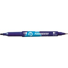 5906858018332 Marker permanentny dwustronny niebieski okrgy/fibrowy KM501-N2 T