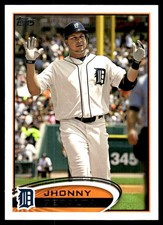 Jhonny Peralta 2012 Topps #54 Detroit Tigers MLB READ FREE SHIPPING AutographDen