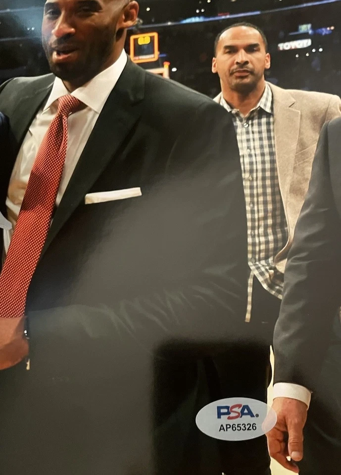 Rob Pelinka Signed 8x10 Photo Los Angeles Lakers Kobe Bryant PSA/DNA COA - Image 3 of 3