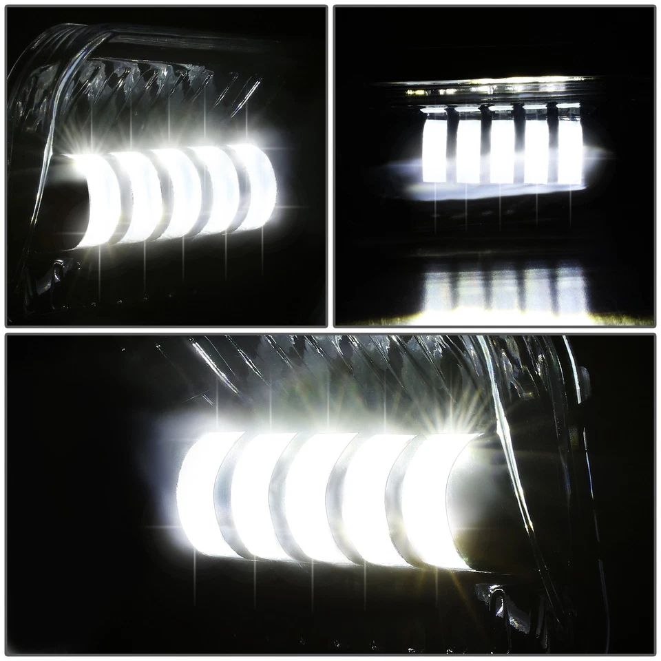 PARA 03-07 CHEVY SILVERADO AVALANCHE PROJETOR LED FARÓIS DE NEBLINA + INTERRUPTOR FUMÊ - Imagem 3 de 4