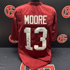 Malachi Moore Alabama Crimson Tide Autographed Signed Jersey Beckett Witness BAS
