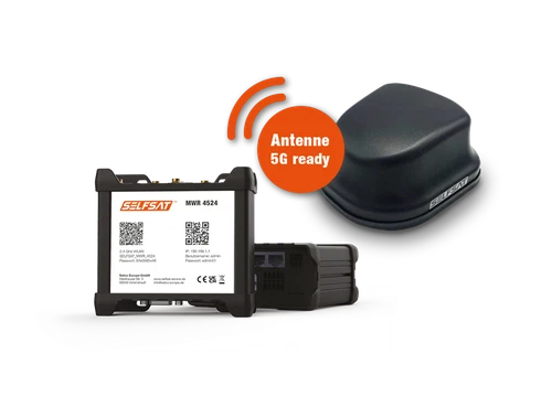 SELFSAT MWR 4524 /4G/LTE & WLAN Internet Router bis 150 Mbps/4G/5G ready Antenne