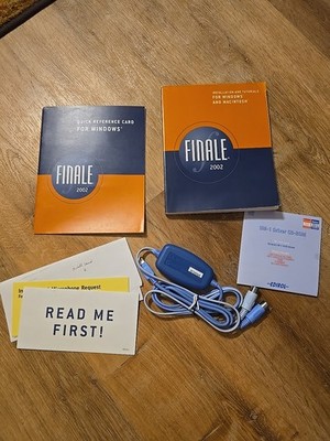 Finale 2002 Music Notation Software