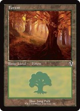 Forest (296) (Retro Frame) -Foil Near Mint MTG Innistrad Remastered