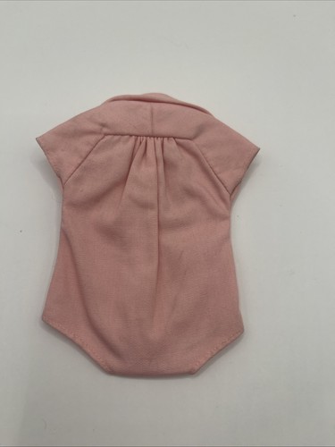 No Doll! 1962 Vintage Barbie Doll Fashion Pak Solid Pink Body Blouse Top Shirt - Picture 5 of 7