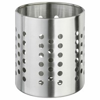 5Five Simply Smart Besteck-Abtropfkorb, Utensilienhalter, Edelstahl, Silbern