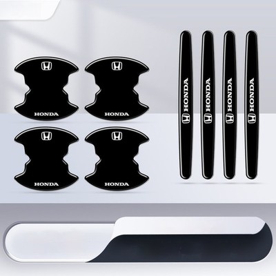 8PCS Invisible Car Door Handle Bowl Anti-Scratch Protector Sticker FIT For Honda