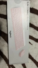 Logitech MK470 Slim Wireless Keyboard and Mouse Combo - Pink - RETAIL