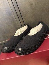 Gucci Women’s Black GG Monogram Sock Slip On Ballerina Sneakers Size 5UK/EU38