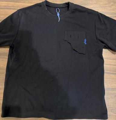 Ader Error Bear Brick Tee in black. Size A2, medium