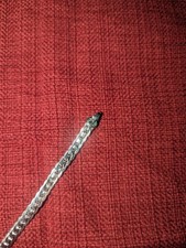 Sterling Silver 925 Curb Ball Chain Bracelet 7-inch  7.5 Grams 