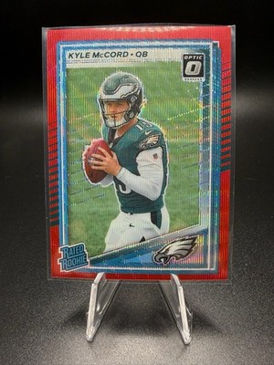 2025 Donruss Optic KYLE McCORD #283 Rated Rookie Red Mojo Prizm - Eagles