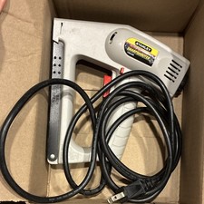 Stanley Sharpshooter TRE550 Corded Electric Staple Gun, Gray/Black/Red