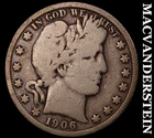 1906-D Silver Barber Half Dollar - Scarce  Better Date  No Reserve  #K203