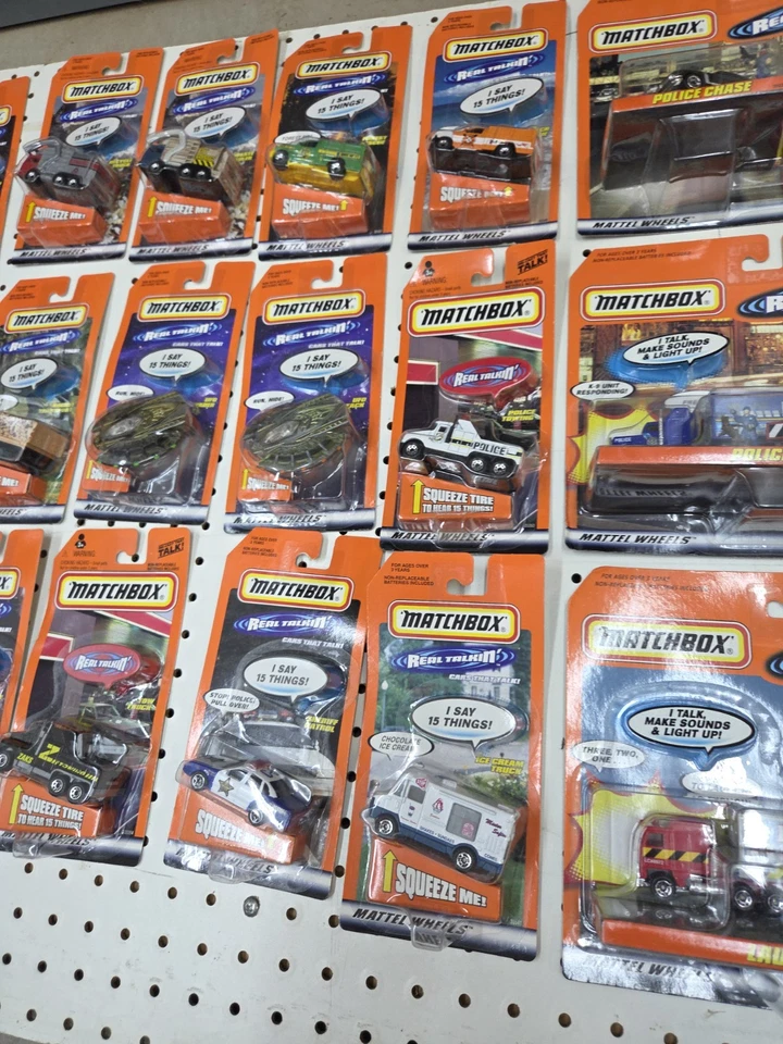 Matchbox Real Talkin' Squeeze Tire FIRE TRUCK lot of 22 - Image 4 of 4