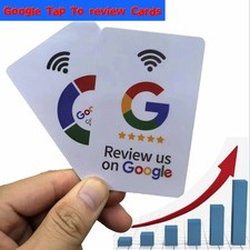 Tap Review Card NFC   Google Reviews Booster 5 10 30 Pack Ready to Activate