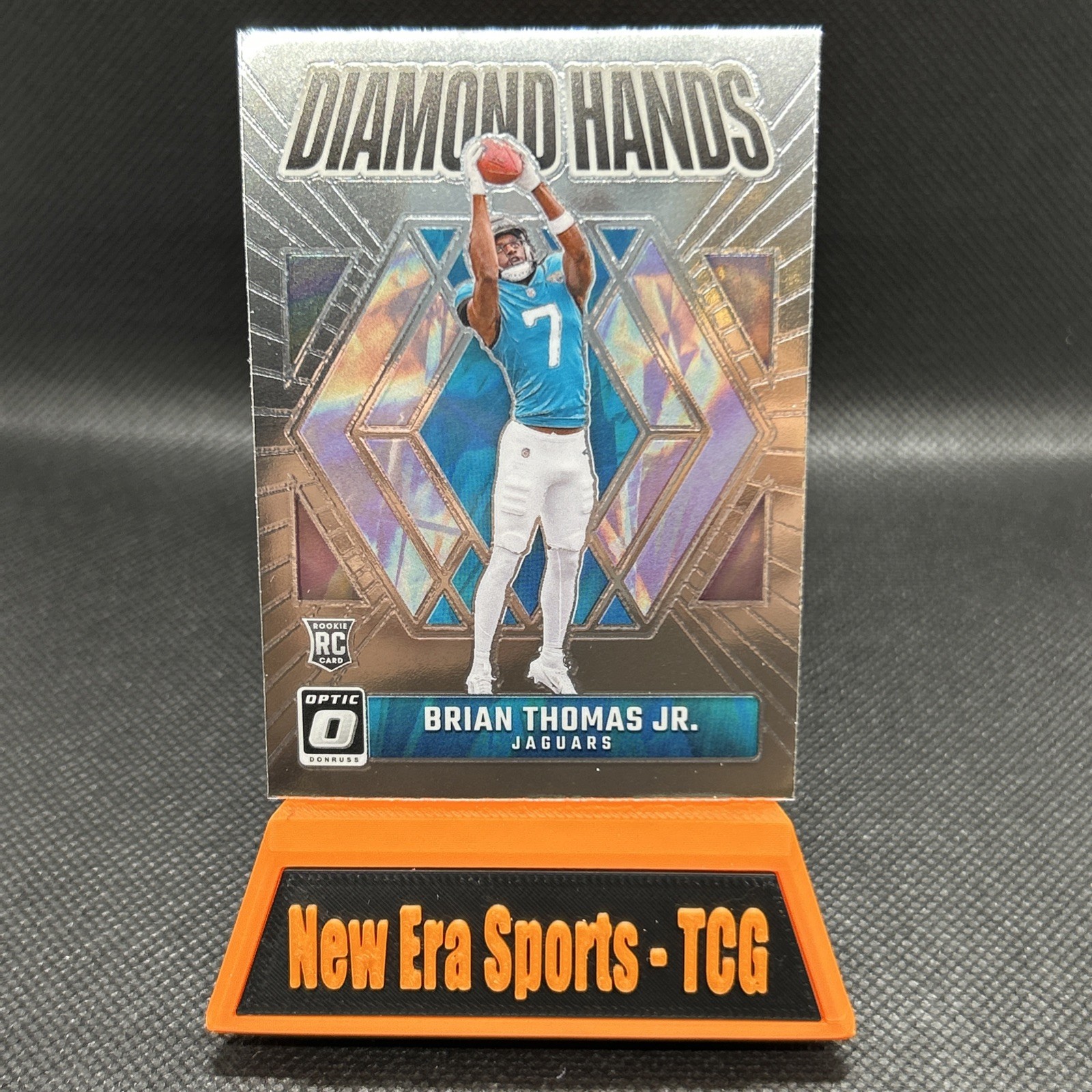 Brian Thomas Jr 2024 Panini Donruss Optic #2 Diamond Hands Jaguars RC