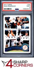 2011 TOPPS #155 ALEX RODRIGUEZ YANKEES POP 4 PSA 9