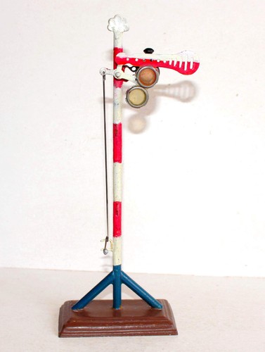 MARKLIN O 12337 SIGNAL DEPART / ARRET MANUEL AVERTISSEUR SIGNALISATION SEMAPHORE | Condition: Occasion
