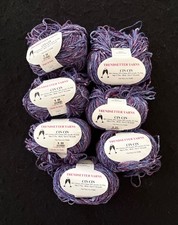 7 Balls Trendsetter Purple Cin Cin Yarn, 50 Grams Each
