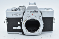 Minolta SRT 101 35mm Camera Body, Chrome For Parts and Repair 