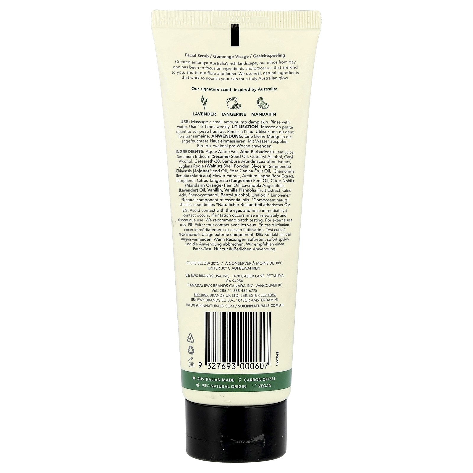 Revitalising Facial Scrub, All Skin Types , 4.23 fl oz (125 ml)