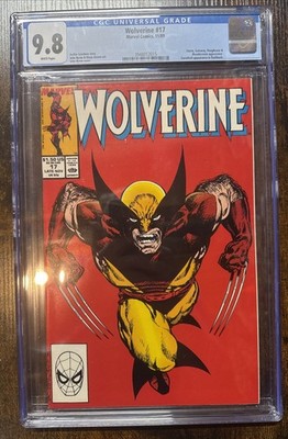 Wolverine #17 CGC 9.8 1989 John Byrne Cover White Pages
