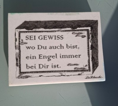 LaBlanche Stempel - NEU - Sei gewiss, wo du auch bist, ein Engel immer bei dir 