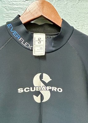 3XL Scubapro Everflex Men s L/S Top 1.5mm-Black/Grey