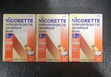Nicorette Value Pack Fruit Chill 2mg Goma Recubierta 100 Piezas (3 Paquetes) CADUCIDAD 09/2028