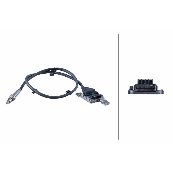 Nox-Sensor Nox-Katalysator 890 Mm Kabel 5-Polig Hella FüR U.A. Audi A7-image