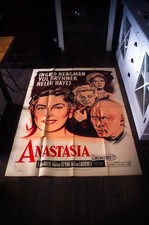 ANASTASIA 🎬Ingrid Bergman Large French Vintage Movie Poster Original 1956