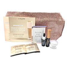 Lancome 9 Piece Travel Size Gift Set with Bag Absolue Genifique Renergie