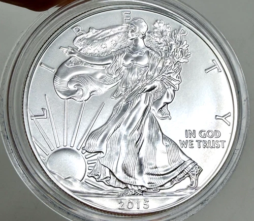 2015 ASE American Silver Eagle Bullion .999 troy oz - 97105