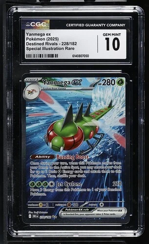 Yanmega ex 228/182 SIR - Pokémon Destined Rivals CGC 10 Gem Mint
