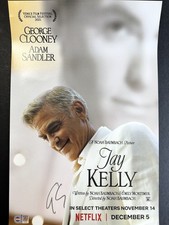 George Clooney Signed 12x18 Jay Kelly Photo AUTO SWAU