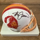 STEVE SPURRIER signed Tampa Bay Buccaneers Throwback Mini Helmet Auto JSA COA