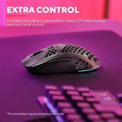 Trust Gaming GXT 929 Helox Wireless Gaming Mouse, Superlight Wireless Mouse 75g, - Bild 3 von 10