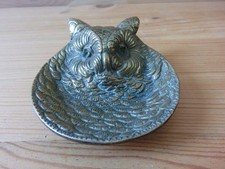 ANCIEN VIDE POCHE / CENDRIER EN BRONZE CHOUETTE