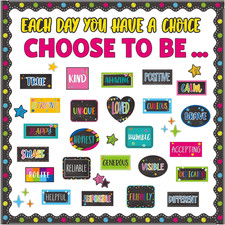 Colorful Motivational Bulletin Board Set for Classroom Decoration
