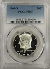 1969 S Kennedy Half Dollar 50C- PCGS PR67