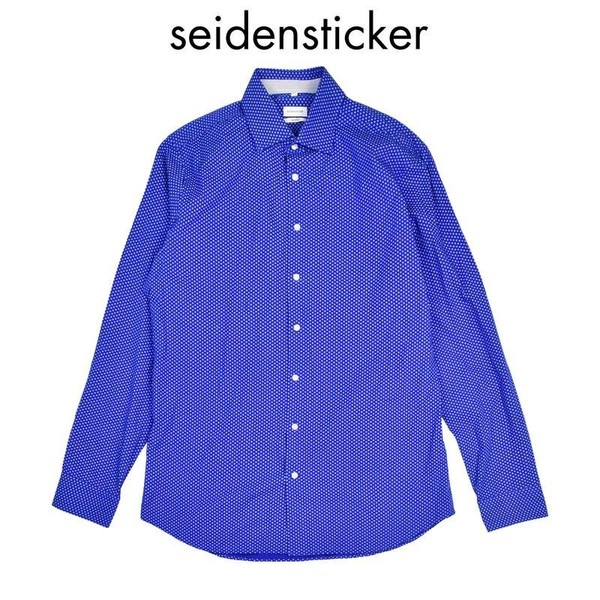 Men Seidensticker Shirt Navy 38 / M / 46