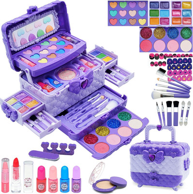 Kinderschminke Set Make up Set - Kinder Schminkset,Kinder Schminkkoffer Mädchen 