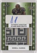 2020 Leaf Metal US Army All-American Bowl 4/25 Donell Harris Patch Auto 4z8