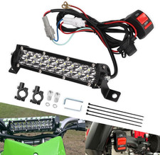 Motorcycle LED Light Bar  ON-Off Switch Headlight kit for CRF110 Black