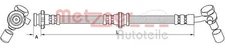 Original Metzger brake hose 4111582 for Renault
