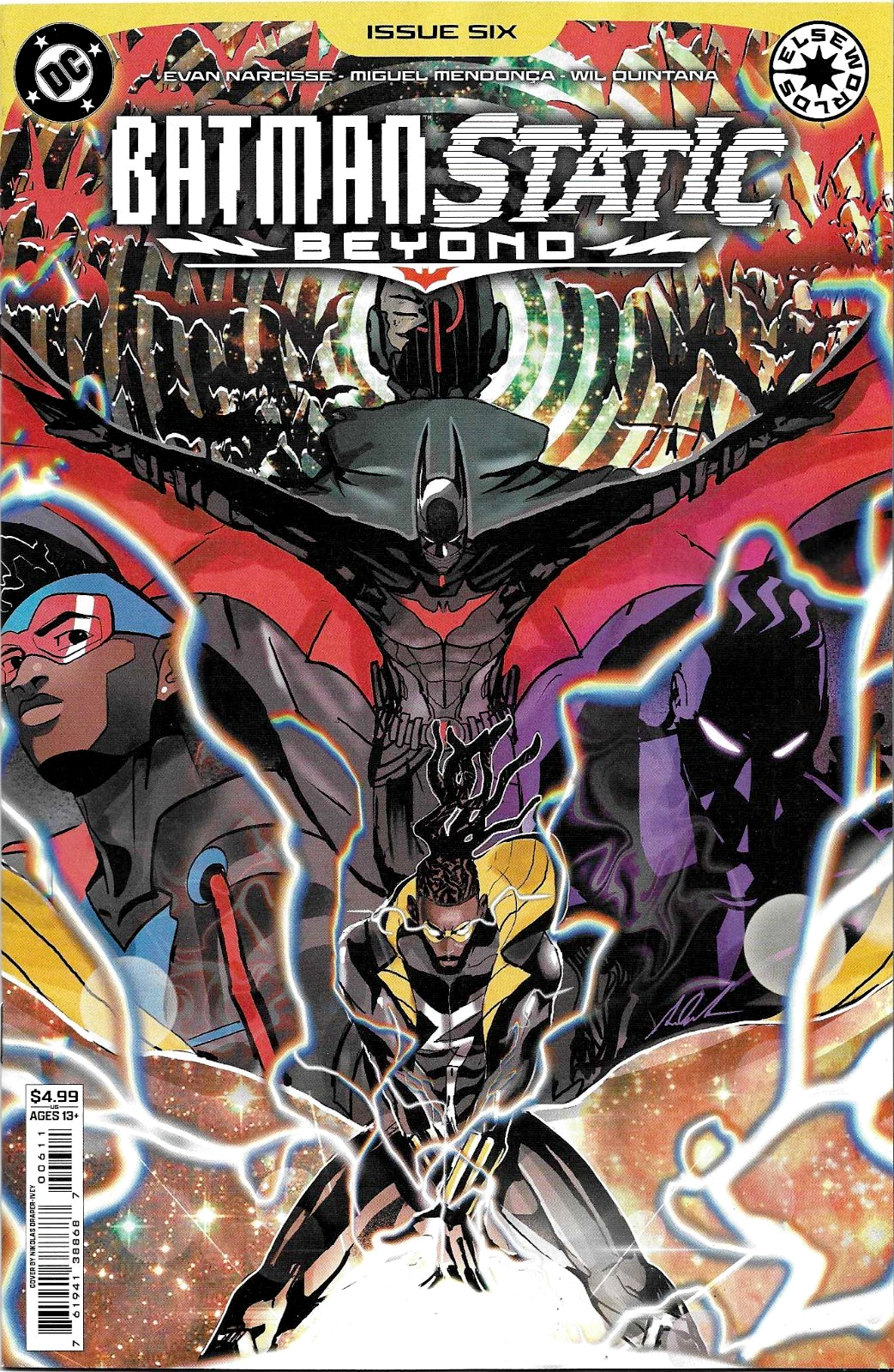 BATMAN STATIC BEYOND #6 (OF 6)  NIKOLAS DRAPER IVEY COVER A  DC COMICS 2026  NM