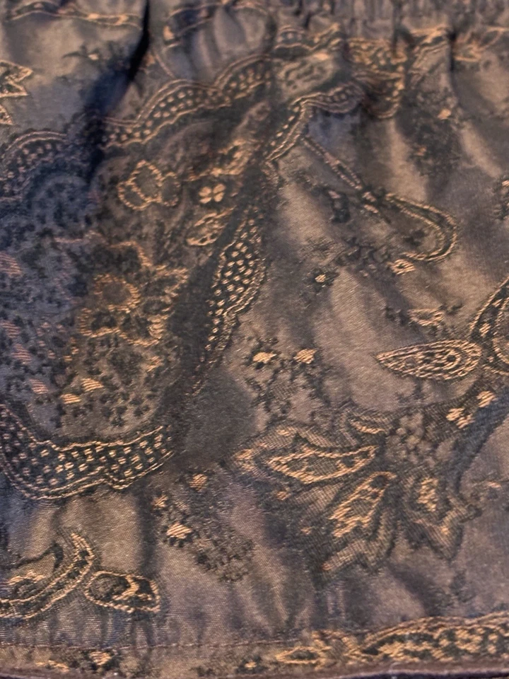 Two Star Dog Brown Tiered Romantic Victorian Holiday Whimsigoth Skirt Sz  XS-S - Image 4 of 4