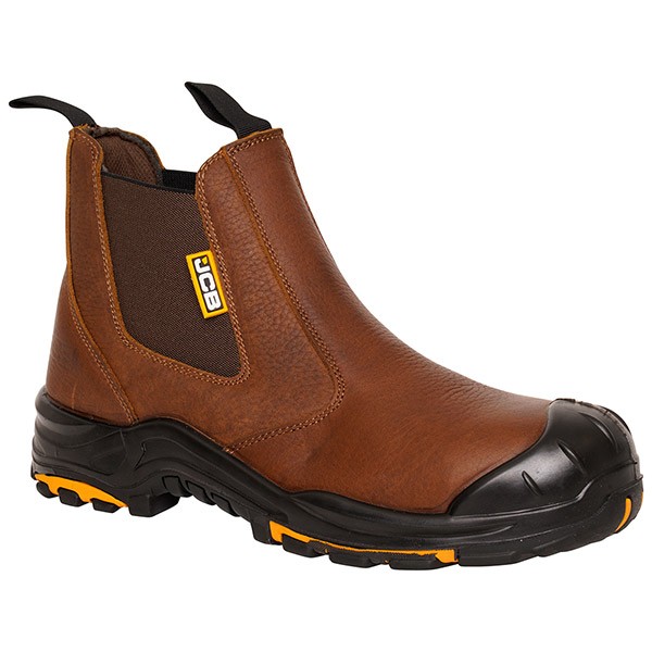Jcb Workwear Dealer Boot S3 Hro Src Tan Size 5